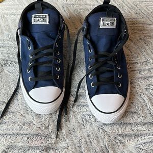 Navy Blue Converse